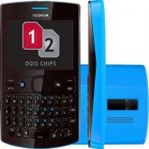 Celular Nokia Asha 205 Preto/Azul - GSM, Dual Chip